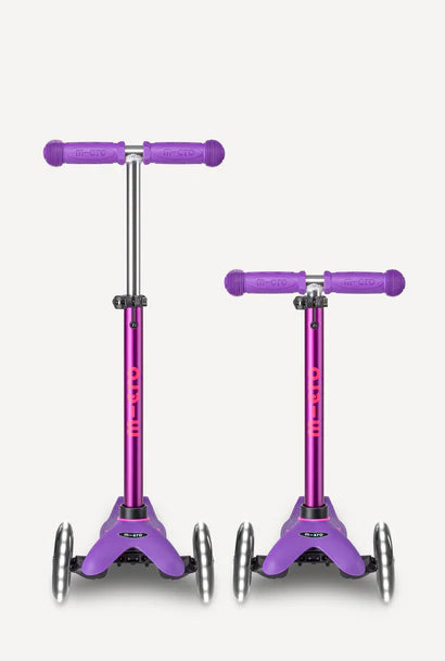 Micro Mini LED Scooter Purple/Pink