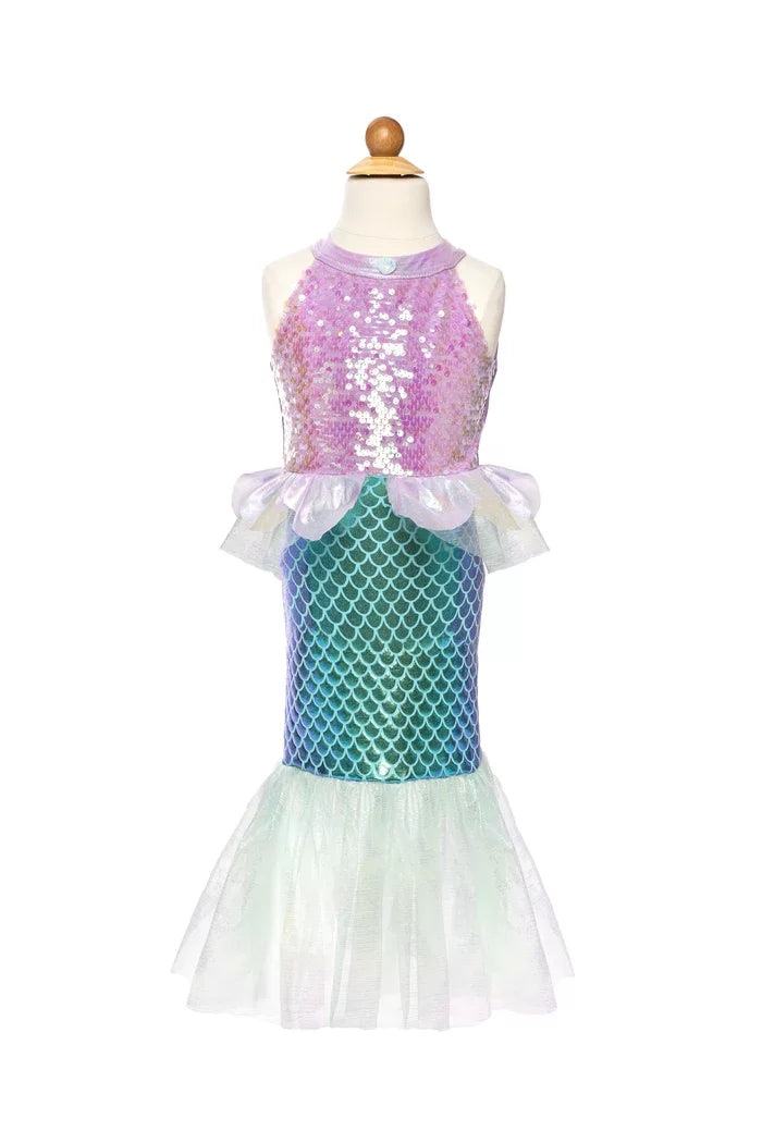 Lilac/Blue Misty Mermaid Dress (Size 3-4)
