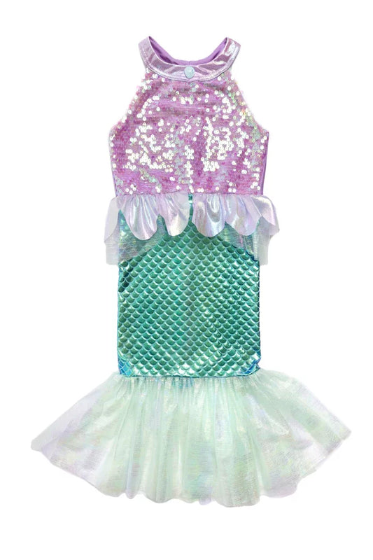 Lilac/Blue Misty Mermaid Dress (Size 5-6)