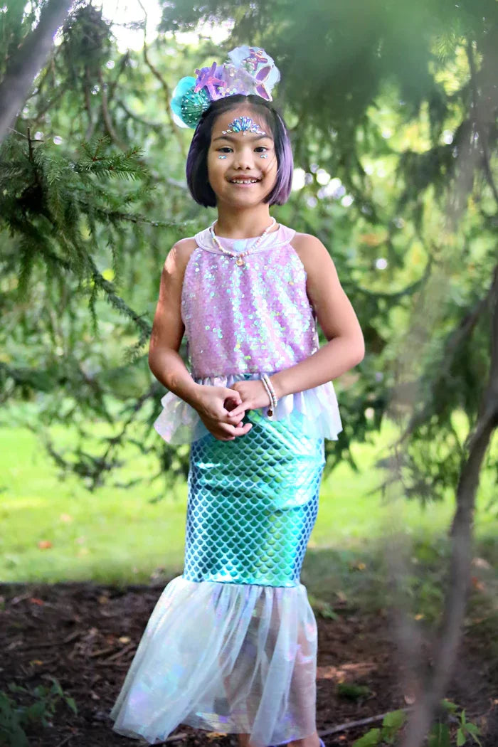 Lilac/Blue Misty Mermaid Dress (Size 5-6)