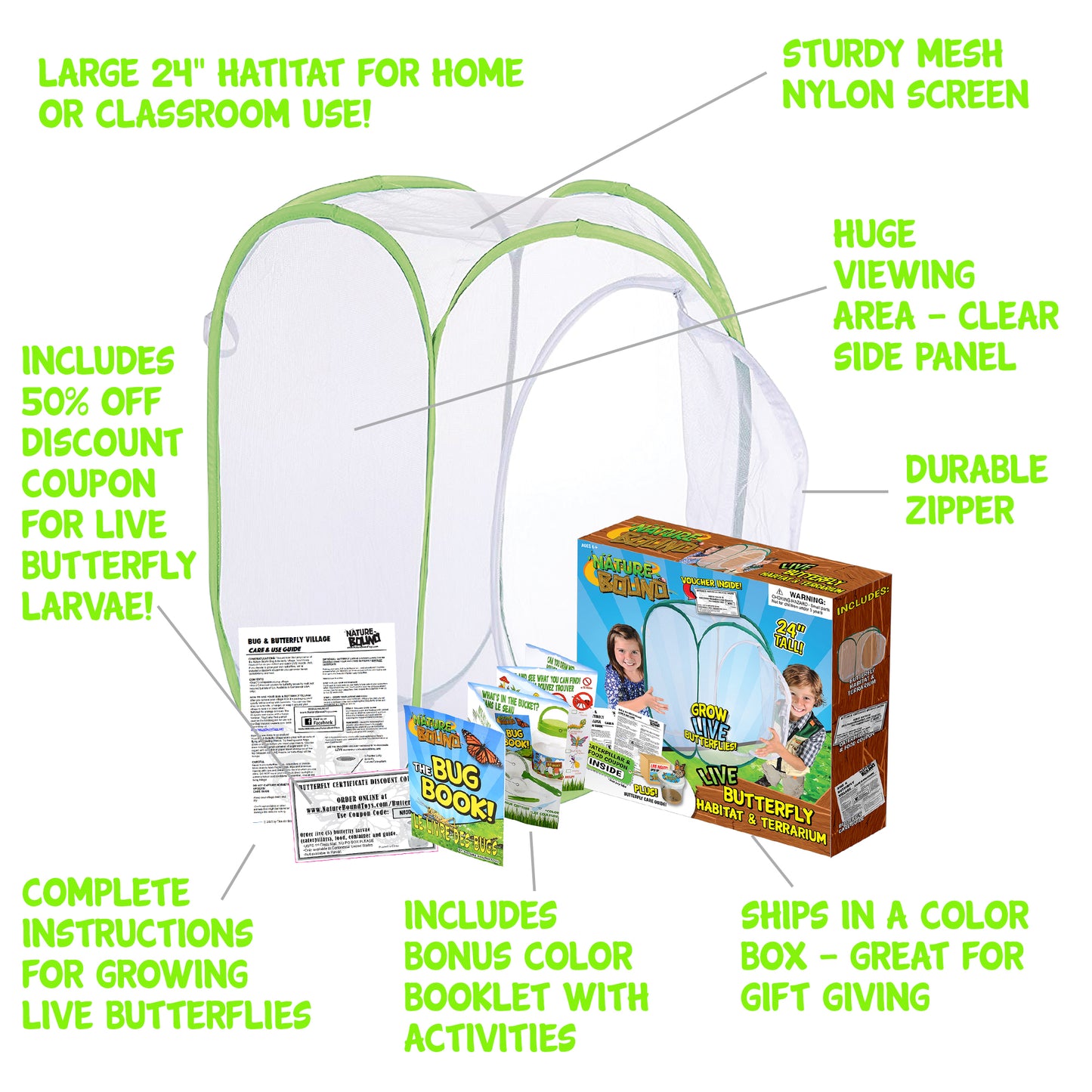 Butterfly Habitat and Terrarium