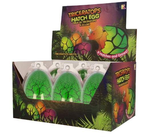 Large Triceratops Hatching Egg