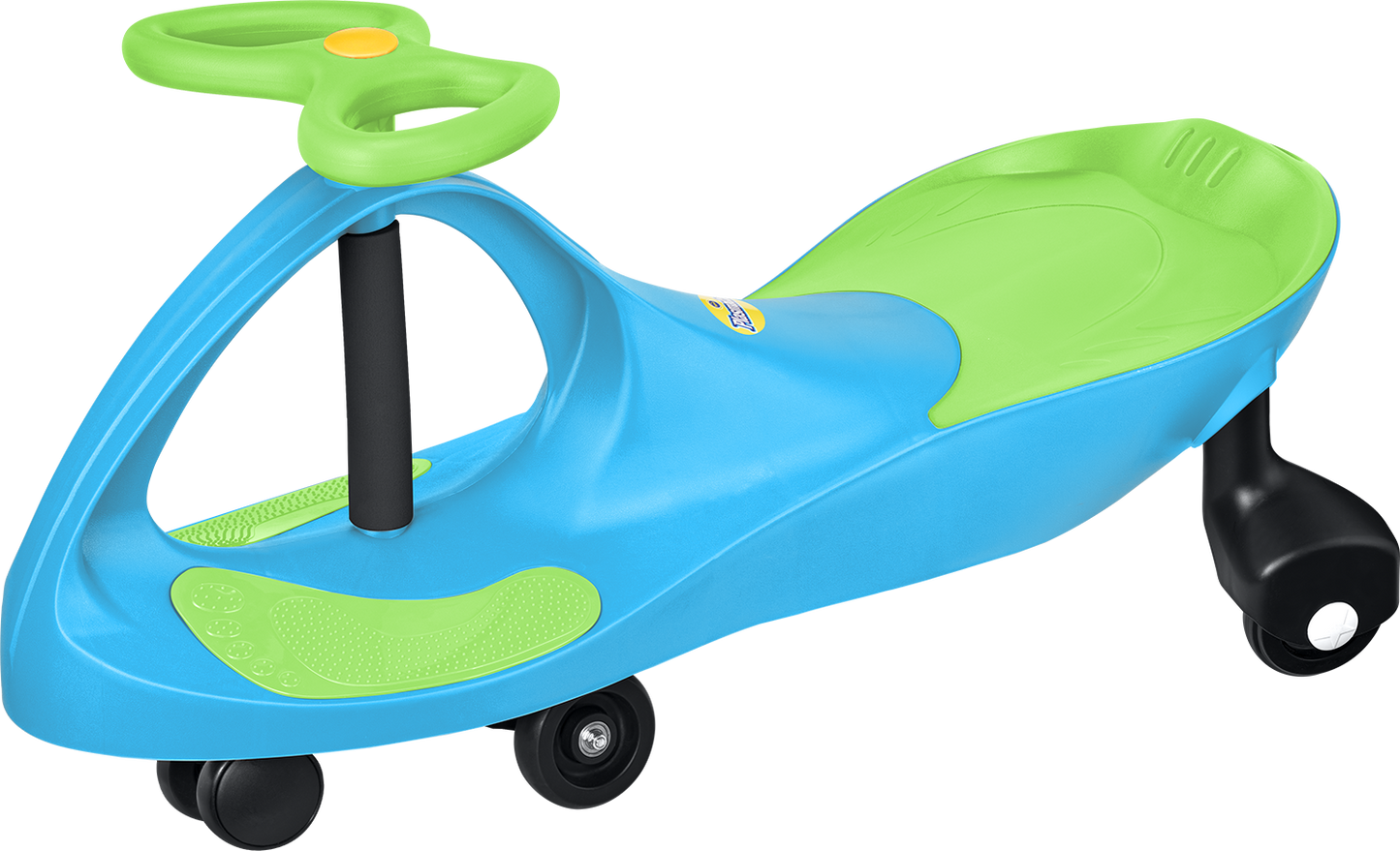 Plasma Car - Baby Blue with Lime Green Accents