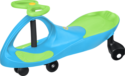 Plasma Car - Baby Blue with Lime Green Accents