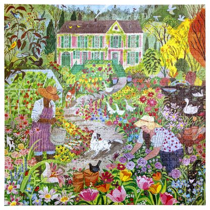 French Flower Garden 1000pc Puzzle