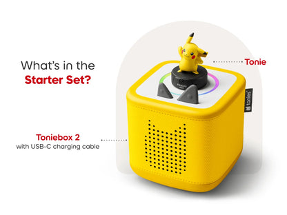Toniebox 2 Starter Set- Pikachu (Lightning Yellow)