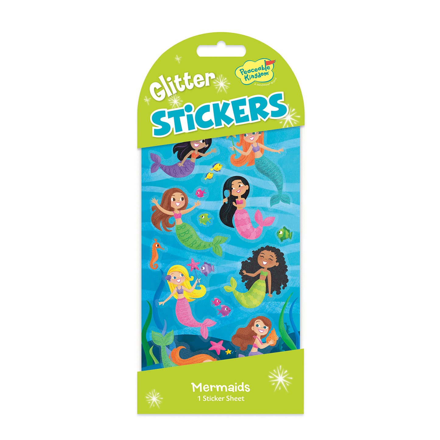 Mermaids Glitter Stickers