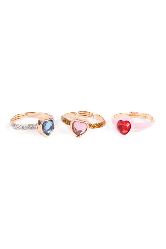 Hearts of Love Ring Set, 3pc