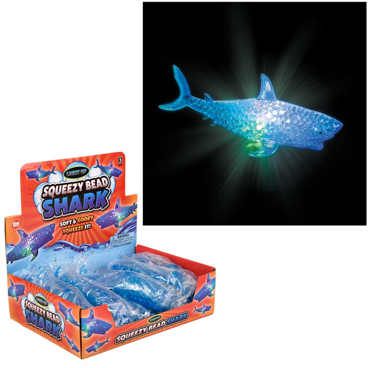 7.5" Light-Up Squeezy Bead Shark