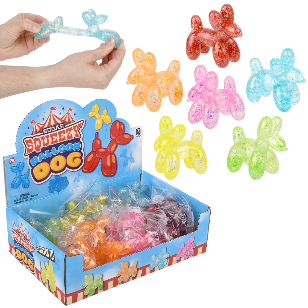 3.5" Sugar Squeezy Balloon Dogs