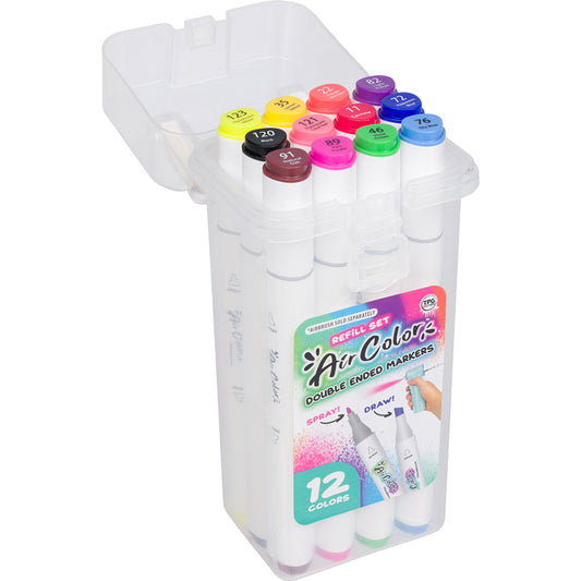 AirColor Refill - 12 Dual Tip Markers
