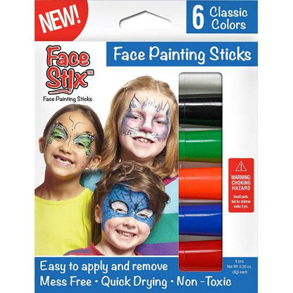 Face Paint Stix 6 pack