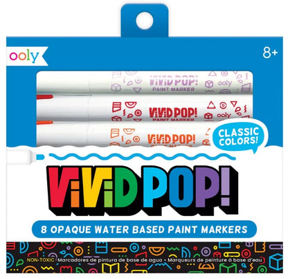 Vivid Pop! Water-Based Paint Markers (Ooly)