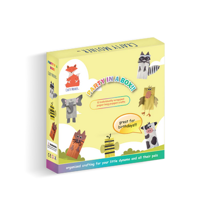 Party in a Box Paper Bag Puppets