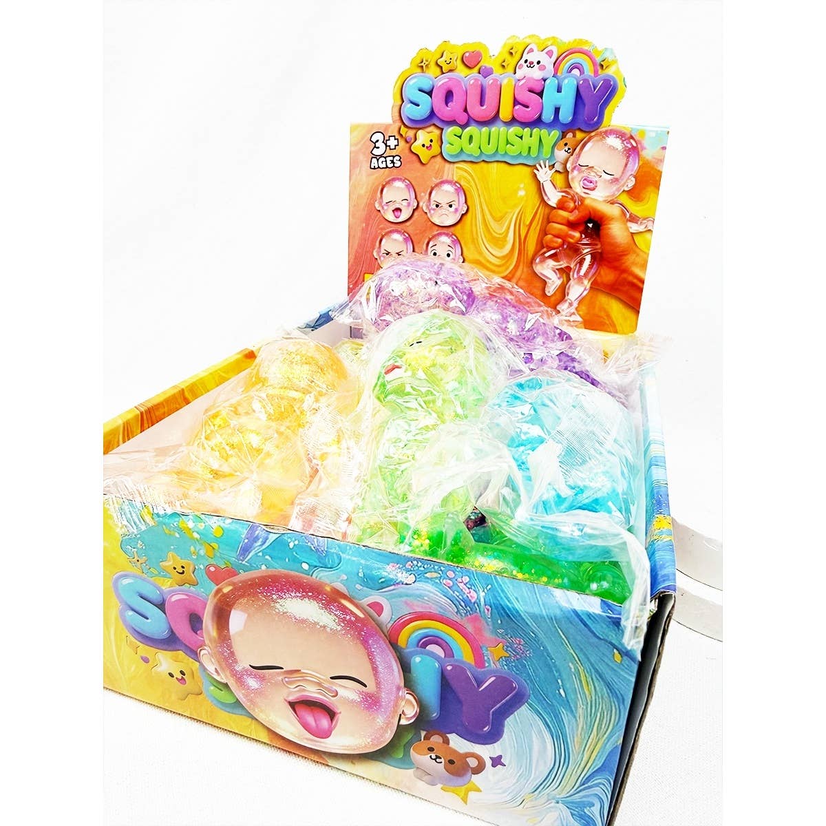 Sleeping Baby Glittered Maltose Squishy