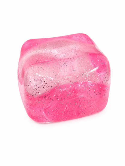 Gold Dust Crystal Ice Stress Toy Cube