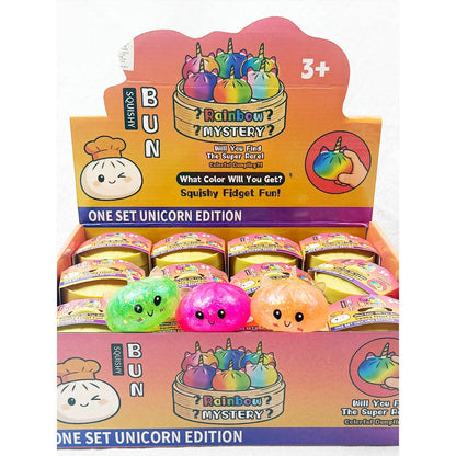 Cute Glitter Unicorn Mini Dumpling Squishy Toy
