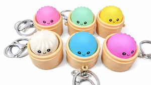 Light-Up Dumpling Keychain (mixed colors)