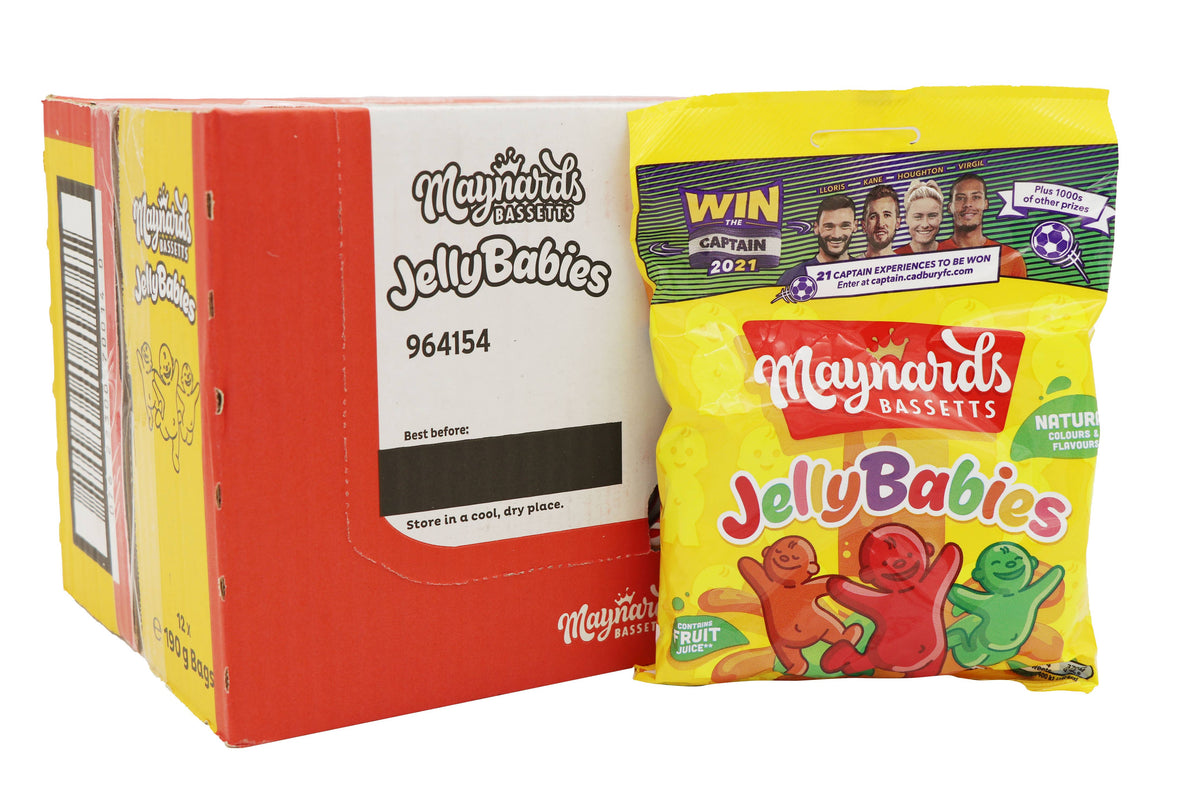 Bassetts Jelly Babies Pouches, 5.8oz, 10ct