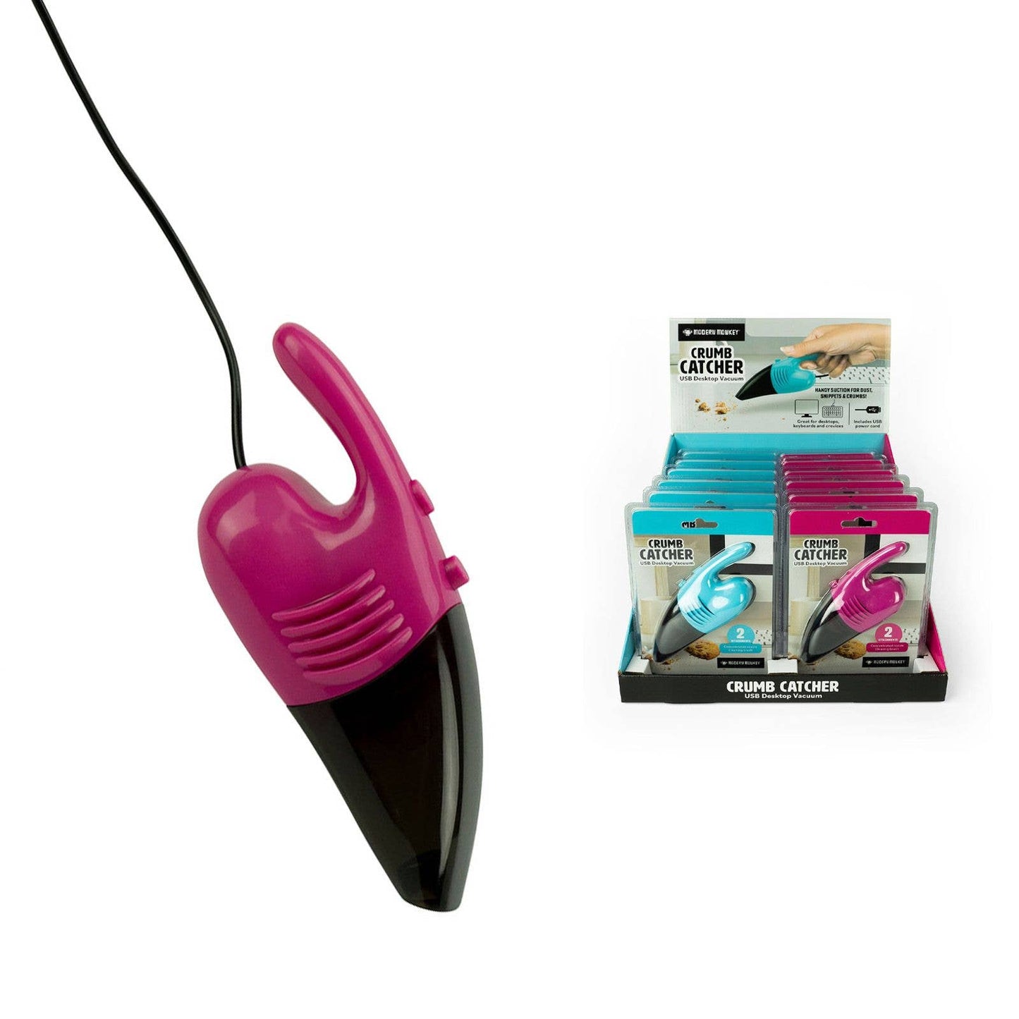 Modern Monkey Crumb Catcher USB Desktop Vacuum