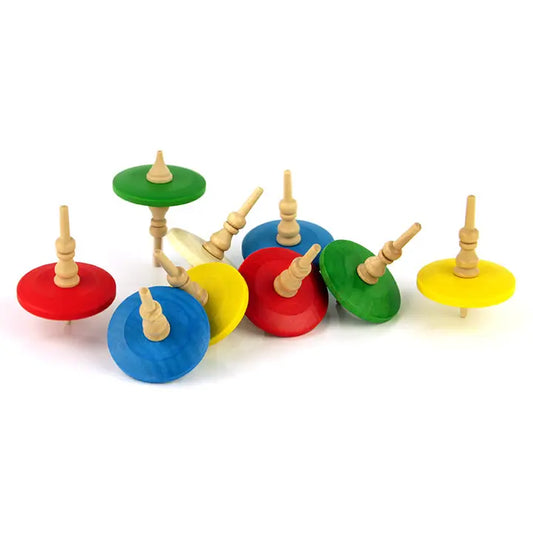 Classic Wooden Spin Tops