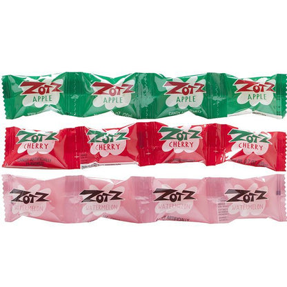 Zotz Fizz Candy: Cherry, Apple, Watermelon