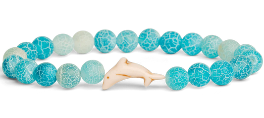 Dolphin Aqua Blue Odyssey Bracelet
