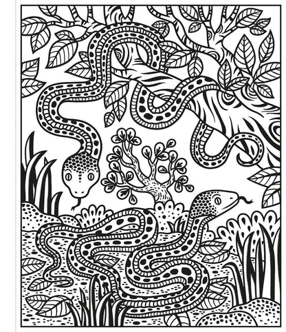 Zoo Magic Painting Book