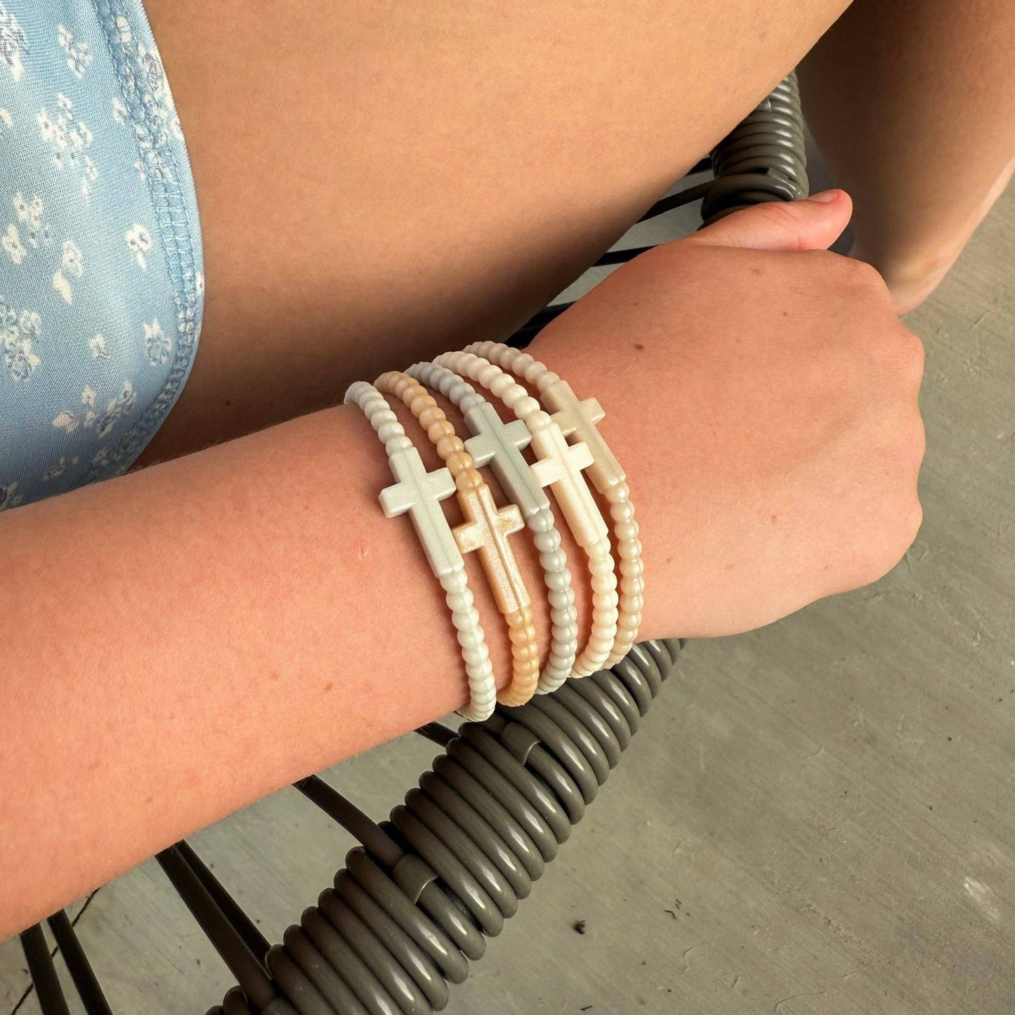 Single Jesus Loop Bracelet