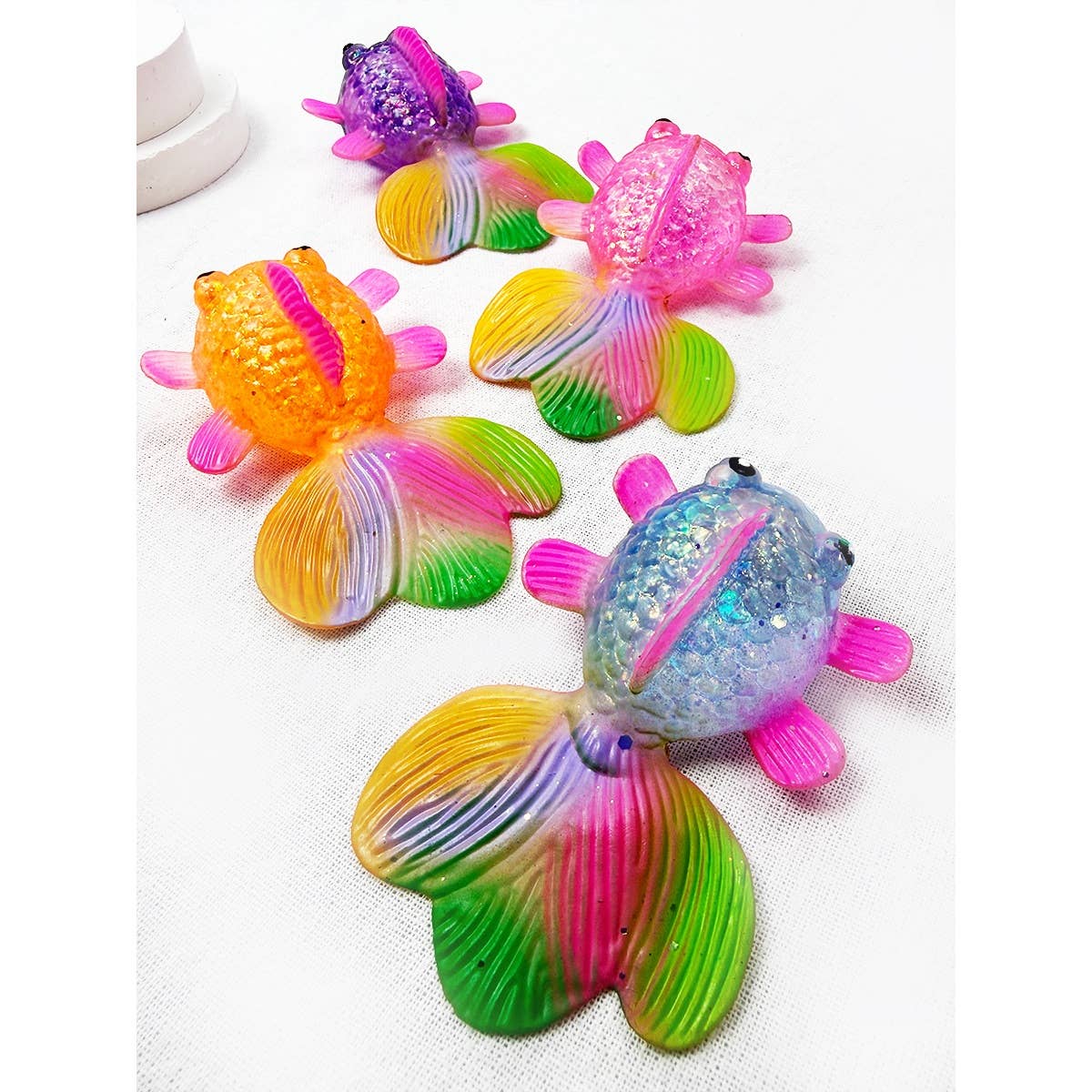Gradient Color Maltose Gold Fish Squishy