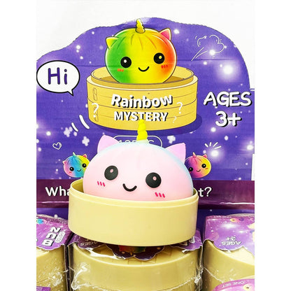 Mystery Rainbow Unicorn Dumpling Squishy with Steamer