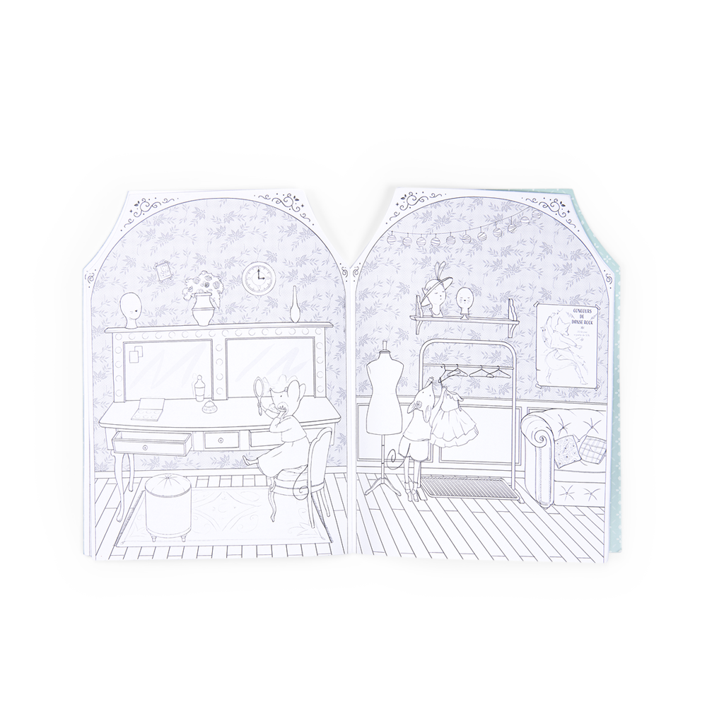 Opera House Coloring Book + 170  Stickers