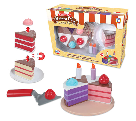 Magnetic Bake and Play Cake Set Magnetic