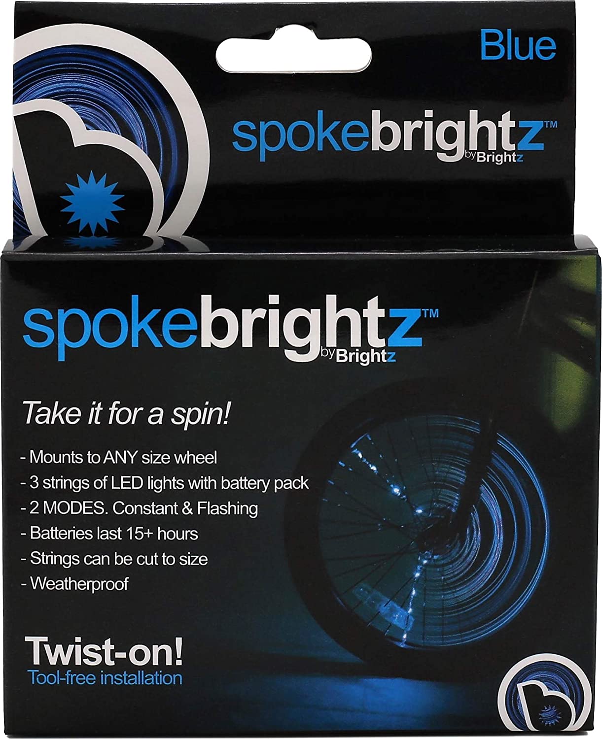 Spin Brightz Blue Pattern