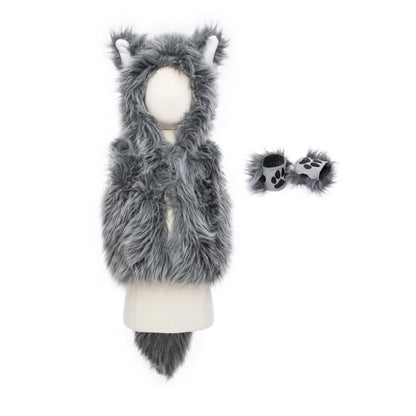Big Bad Wolf Vest with Gloves (Size 3-4)