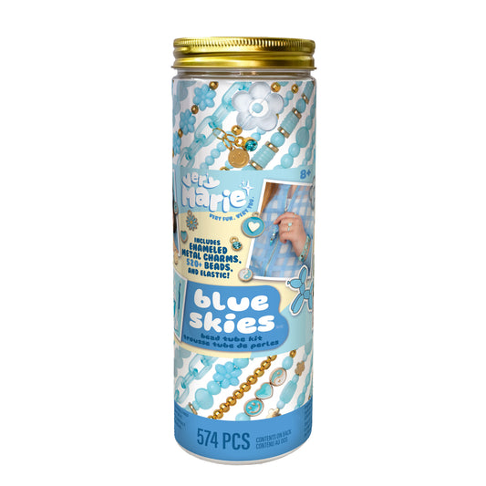 Blue Skies Bead Tube
