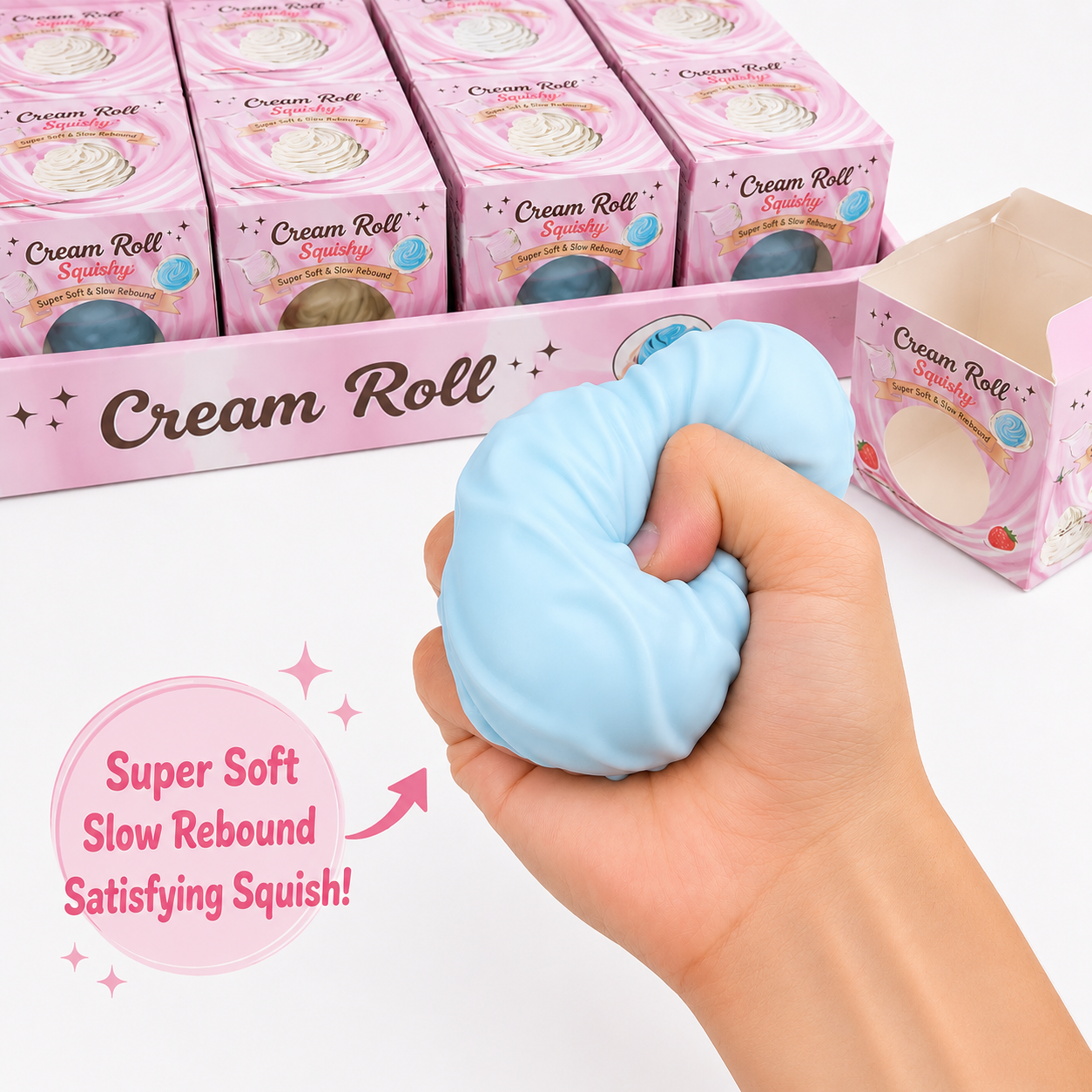 Cream Roll Vaseline Squishy