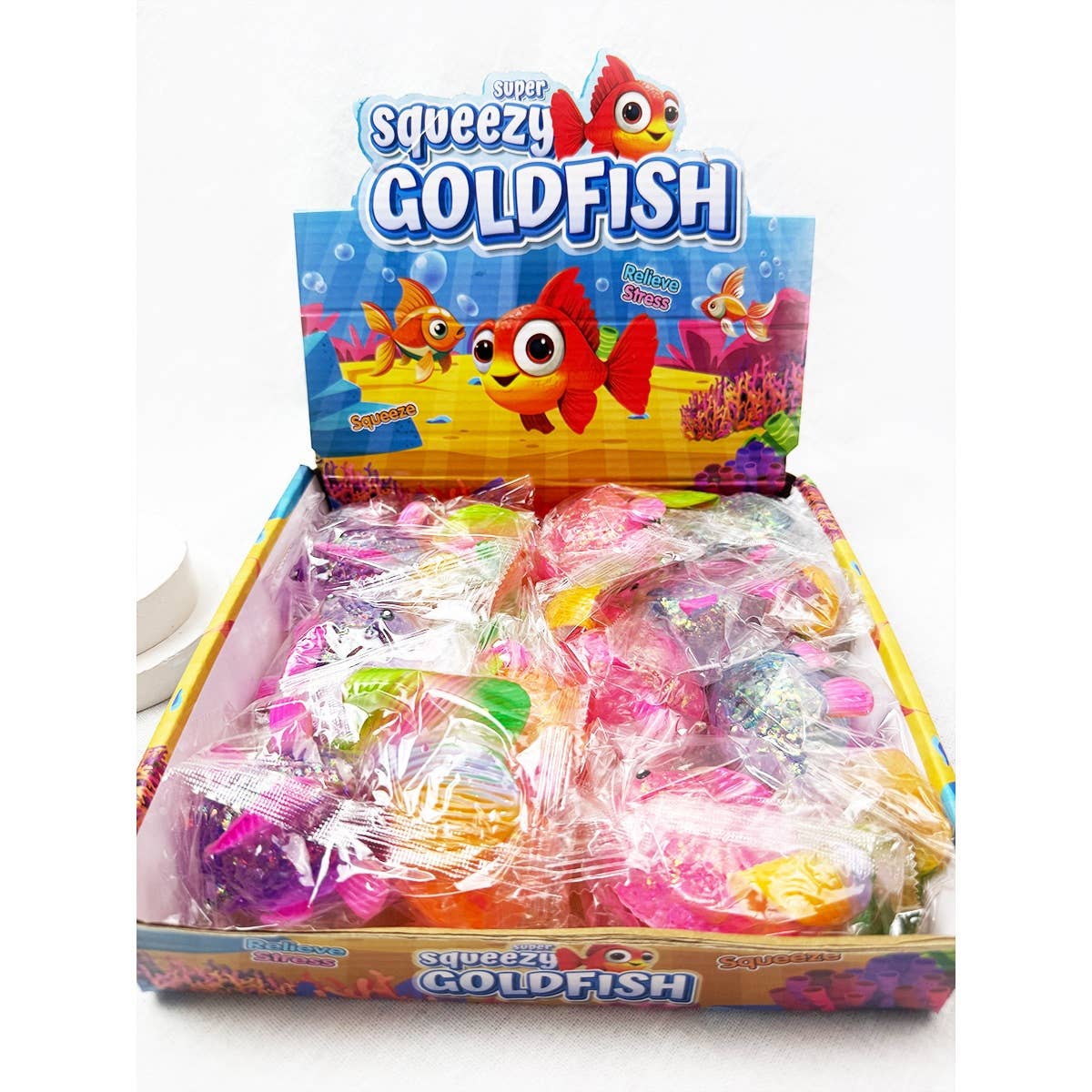 Gradient Color Maltose Gold Fish Squishy