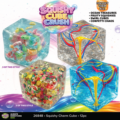 Fun Doh Squishy Charm Cube