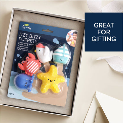 Nautical Itzy Bitzy Puppets: Bath + Storytelling Toys