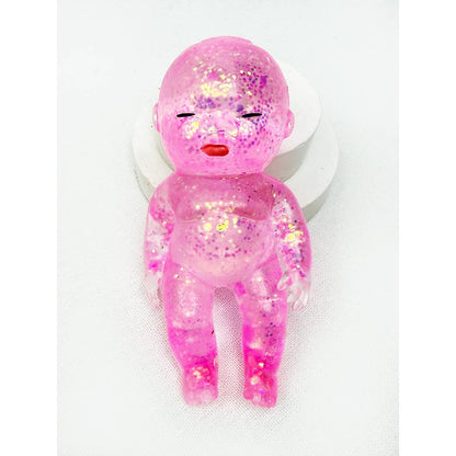 Sleeping Baby Glittered Maltose Squishy