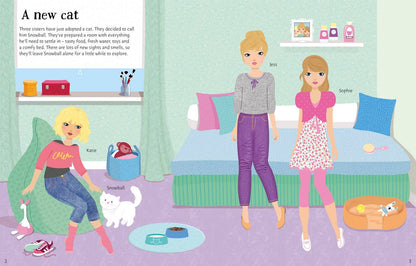 Sticker Dolly Dressing Cats and Kittens: Usborne