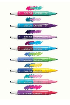 Color Layers Double-Ended Layering Markers (Ooly)