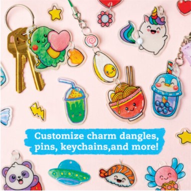 Color & Shrink Charms: Kawaii Style (Klutz)