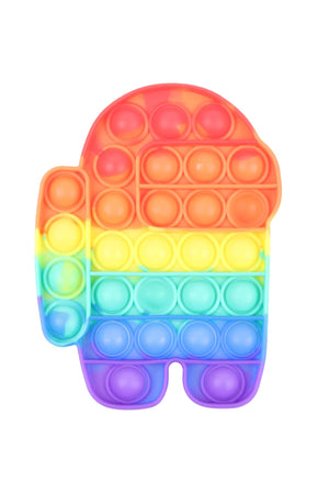 Rainbow Among Us Bubble Push Pop Fidget