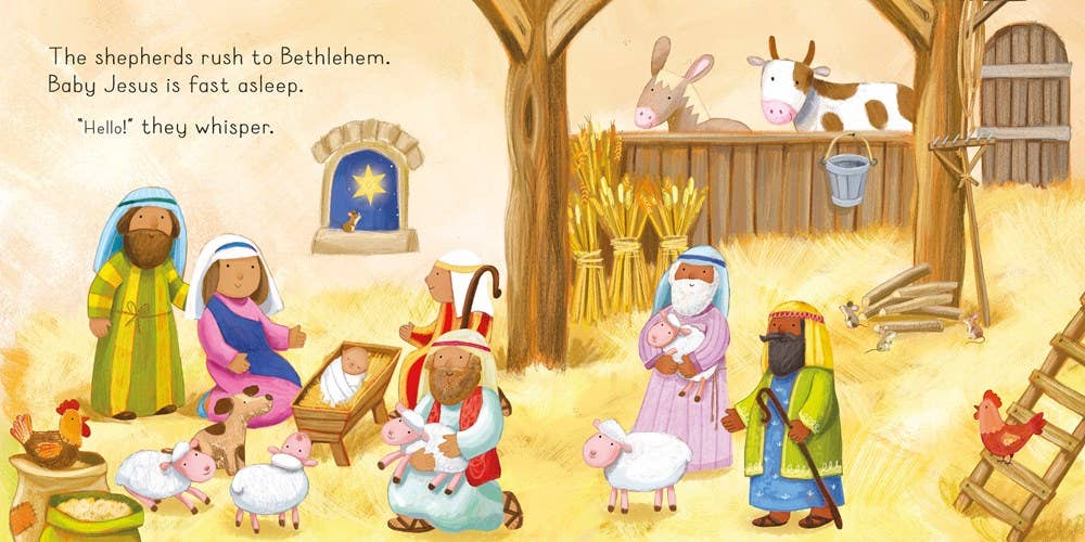 Baby Jesus board book: Lesley Sims