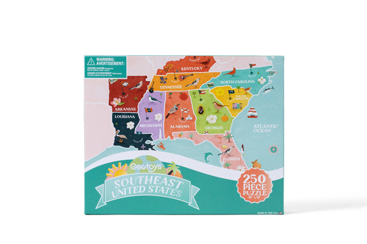 Southeast Regional USA Puzzle - 250 piece