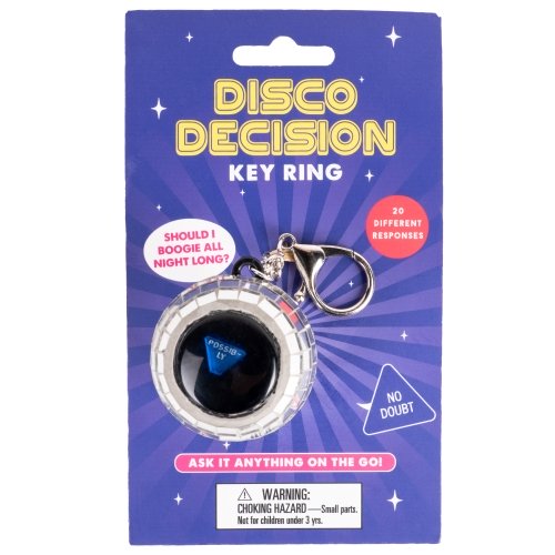 Disco Ball Decision Keychain