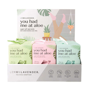 Aloe Super Soft Spa Socks