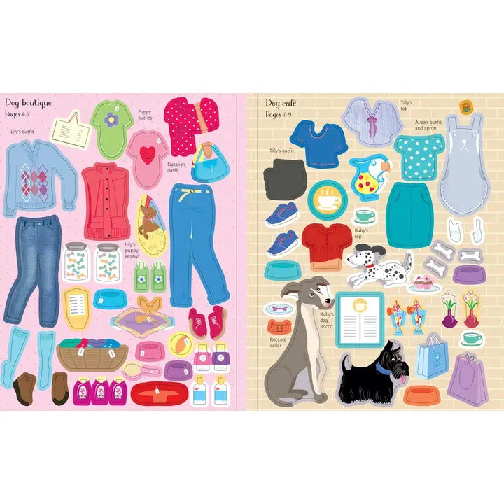 Dogs & Puppies - Sticker Dolly Dressing